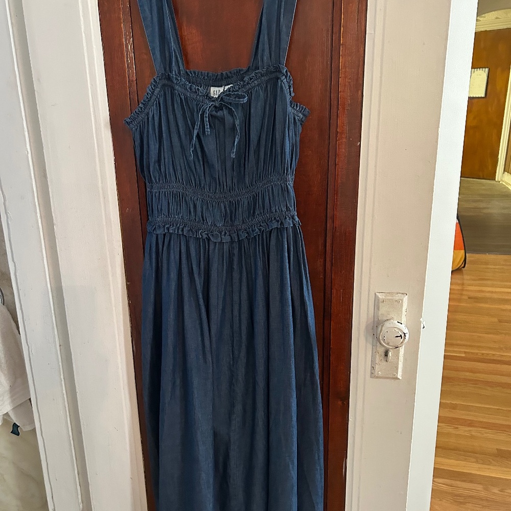 Lightweight denim summer dress